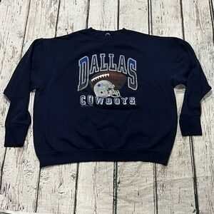 Dallas Cowboys Vintage 1990s NFL Football 90s Crewneck Pullover Sweatshirt